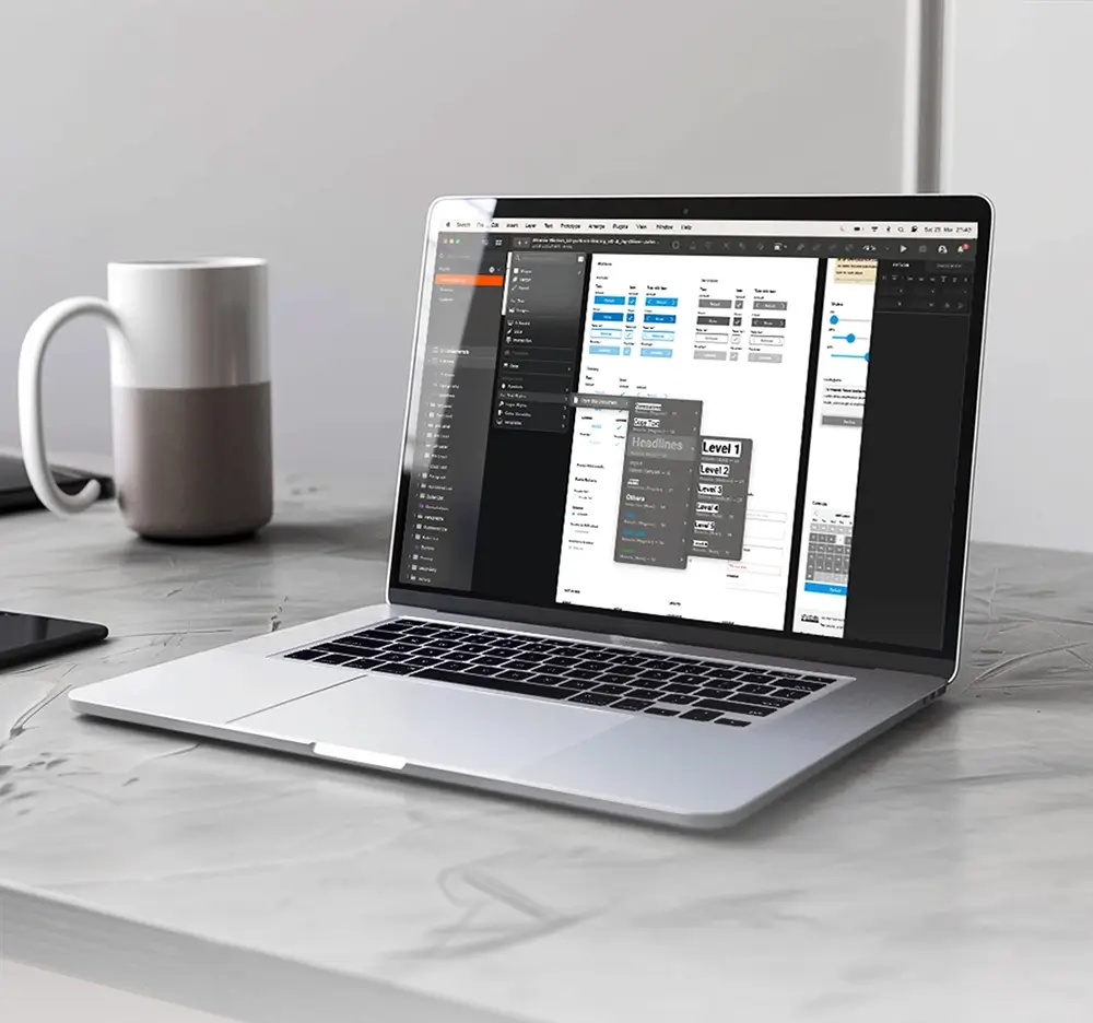Atomic Sketch UI Pattern library template